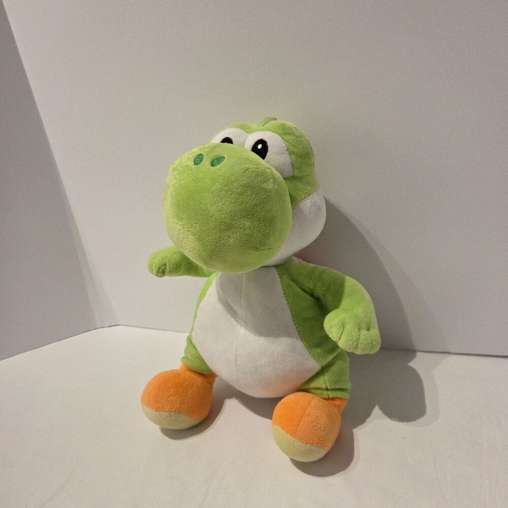 Super Mario Green Yoshi Plush 14" Nintendo Dinosaur Character 2023 Good Stuff